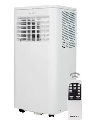 BRASQ Mobiele airconditioning met afstandsbediening Wit, Zakelijke goederen, Partijgoederen en Retail | Verpakking en Verzending