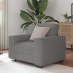 vidaXL Sofastoel Lichtgrijs 60 cm Corduroy Stof, Verzenden, Nieuw, Stof