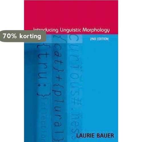 Introducing Linguistic Morphology 9780748617050 Laurie Bauer, Boeken, Overige Boeken, Zo goed als nieuw, Verzenden