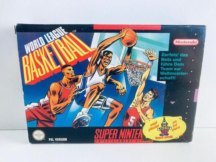 World League Basketball UKV Garantie & morgen in huis!, Spelcomputers en Games, Games | Nintendo Super NES, Zo goed als nieuw