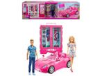 Barbie - Cabrio Auto en Kledingkast Speelset - Inclusief, Verzenden, Nieuw