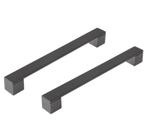 Differnz meubelgreep Tilburg 192 mm gunmetal 2 stuks, Doe-het-zelf en Verbouw, Hang- en Sluitwerk, Verzenden, Nieuw