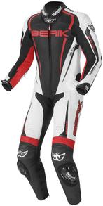 Berik Race-X Zwart Wit Rood 1-Delig Motorpak, Motoren, Kleding | Motorkleding, Nieuw met kaartje, Overall, Berik, Heren