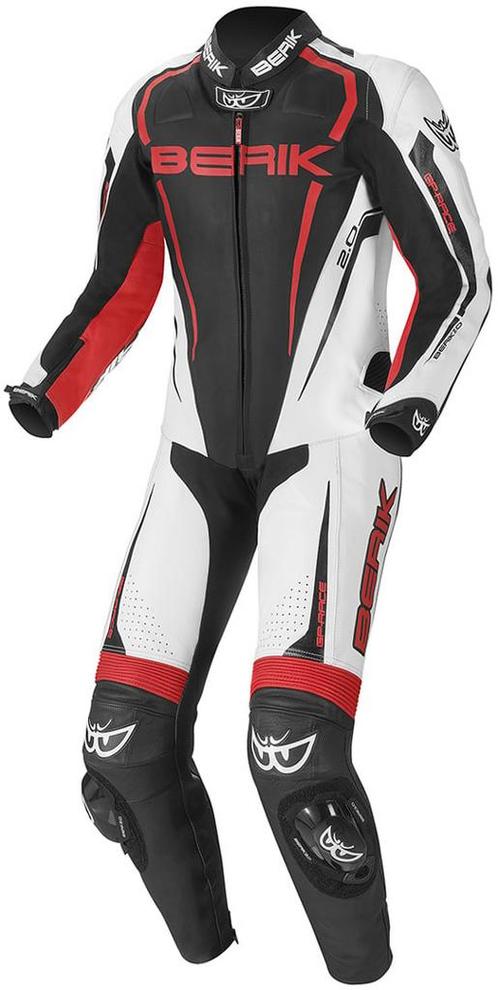 Berik Race-X Zwart Wit Rood 1-Delig Motorpak, Motoren, Kleding | Motorkleding, Heren, Nieuw met kaartje, Overall, Verzenden