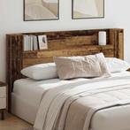 vidaXL Hoofdeinde kas Oud hout 180 x 17 x 104.5 cm Bewerkt, Huis en Inrichting, Slaapkamer | Bedden, Verzenden, Nieuw, Bruin, Hout