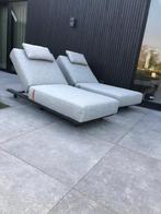 ACTIE 4 Seasons Outdoor ligbed ligbedden antraciet tuinset, Tuin en Terras, Ophalen of Verzenden, Nieuw, Aluminium, Inklapbaar