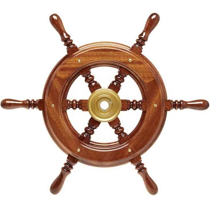 Houten Stuurwiel Boot Mahonie 430mm, Watersport en Boten, Accessoires en Onderhoud, Ophalen of Verzenden