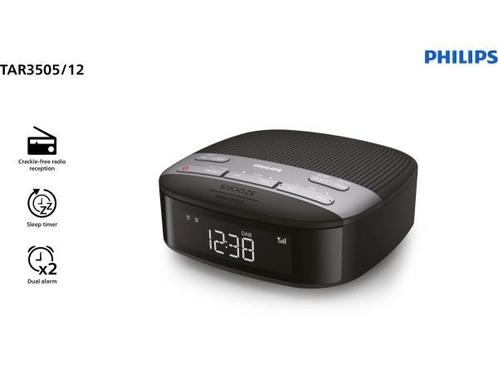 Veiling - PHILIPS TAR3505 - Digitale Klokradio - DAB+, Witgoed en Apparatuur, Wekkers