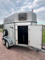 Degelijke sluis Alu 2-paards paardentrailer!, Dieren en Toebehoren, Paarden en Pony's | Trailers en Aanhangwagens, Ophalen, Zo goed als nieuw