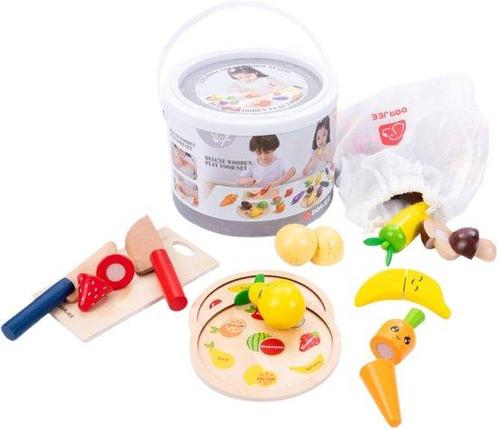 Snijset hout Groente en Fruit, Kinderen en Baby's, Speelgoed | Overig, Verzenden