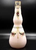 Moser & Söhne Art Nouveau Enamelled Glass Vase 1900-Vienna -, Antiek en Kunst
