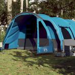 vidaXL Tunneltent voor gezin 8-persoons waterdicht blauw, Verzenden, Nieuw, Tot en met 2