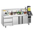 GGM Gastro | Cocktail Bar Station - 1600mm - 235 liter - 2 |, Zakelijke goederen, Horeca | Meubilair en Inrichting, Verzenden