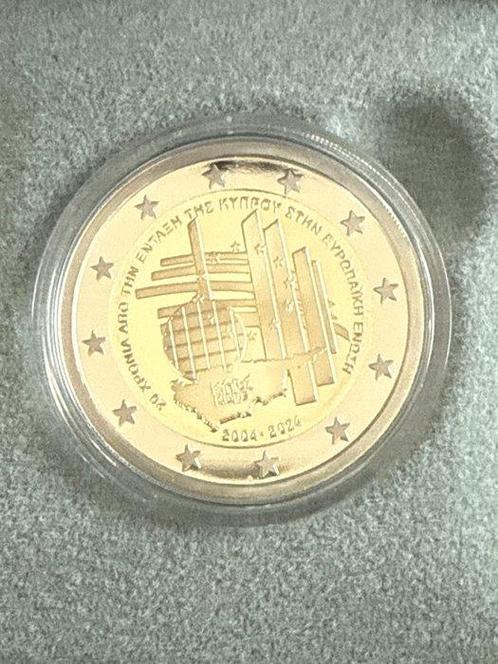 Cyprus. 2 Euro 2024 20th Anniversary of Cyprus accession to, Postzegels en Munten, Munten | Europa | Euromunten