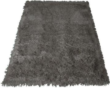 Kleed 120x160 shaggy grijs fluffy beschikbaar voor biedingen