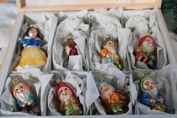 Inge-Glas: sneeuwwitje en de zeven dwergen set, handgemaakt. beschikbaar voor biedingen