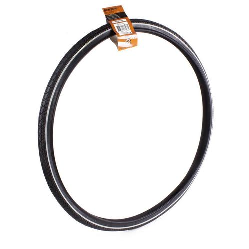 Benson Retro buitenband - Zwart met witte bies - Lekbeste..., Fietsen en Brommers, Fietsonderdelen, Nieuw, Ophalen of Verzenden