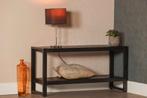 Tv-meubel Mangohout Calum 120 Zwart, Nieuw, Minder dan 100 cm, 25 tot 50 cm, 100 tot 150 cm