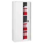 -18% Hoge Metalen Draaideurkast 80x180 - Wit, Archief en Opbergen, Verzenden, Nieuw in verpakking, Kast