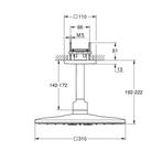 Regendoucheset Grohe Rainshower SmartActive Cube 31 cm met, Ophalen of Verzenden, Nieuw