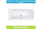 Ligbad Villeroy & Boch Subway 180x80 cm Balboa Whirlpool, Ophalen of Verzenden, Nieuw