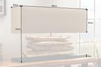 Handgemaakte tafellamp RIVERINE 80 cm beige basis van, Huis en Inrichting, Lampen | Tafellampen, Ophalen of Verzenden, Nieuw