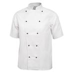 Koksbuis korte mouw wit | Unisex | Maat XS-XXL, Verzenden, Nieuw in verpakking
