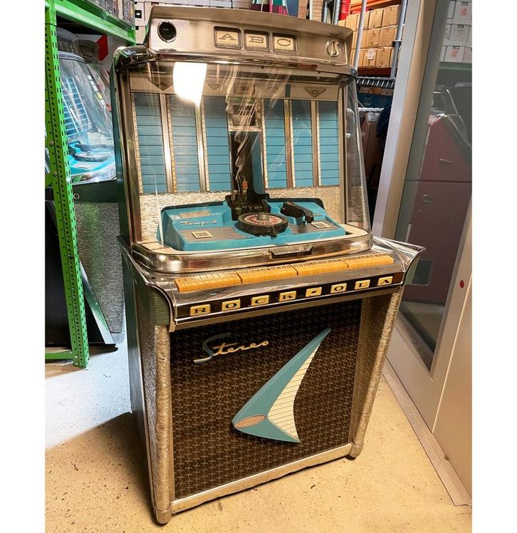 Jukebox Rock-Ola 1478 Tempo II 120 Select - Origineel, Verzamelen, Automaten | Jukeboxen, Ophalen