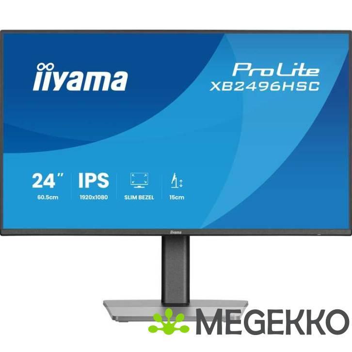Iiyama ProLite XB2496HSC-B1 24  Full HD 144Hz IPS USB-C, Computers en Software, Monitoren, Nieuw, Verzenden