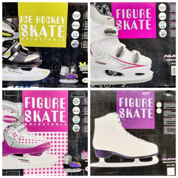 Schaatsen Nieuw Magazijnverkoop Verstelbaar IJshockeyschaats, Sport en Fitness, Schaatsen, Nieuw, Nijdam, Ophalen of Verzenden