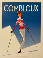 Monsieur Z - Affiche de Tourisme Combloux - Skieuse