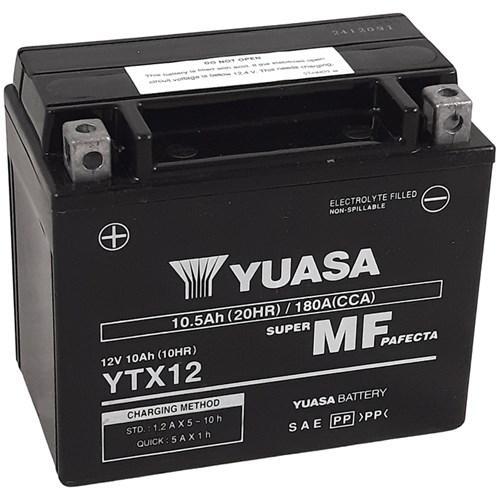 Yuasa Ytx12 Fa Accu Agm 12V 10Ah Factory Activated, Computers en Software, Laptop-opladers, Verzenden