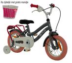 2Cycle Pretty - Kinderfiets - 12 inch - Grijs-Roze