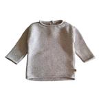 Knitted cotton sweater melange - 62/68CM, Verzenden, Nieuw