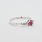 Zonder Minimumprijs - Ring 14 kt. - 0.48ct. tw. Saffier, Nieuw