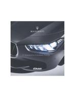 2017 MASERATI GHIBLI BROCHURE FRANS, Nieuw, Author