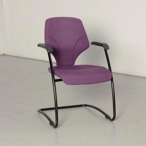 Giroflex 64 vergaderstoel, paars, sledeframe, Huis en Inrichting, Stoelen, Ophalen of Verzenden