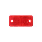 Reflector rechthoekig Rood 4,4 X 9,4 CM, Ophalen of Verzenden, Nieuw