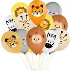 18 ballonnen Jungle Animals, Hobby en Vrije tijd, Feestartikelen, Verzenden, Nieuw, Versiering, Verjaardag