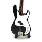 Miniatuur Fender Precision basgitaar met gratis standaard, Ophalen of Verzenden, Nieuw, Pop, Beeldje of Miniatuur
