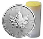 25 stuks zilveren 1 ounce Maple Leaf 2022 munten