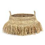 Bazar Bizar Mand Raffia Deluxe Raffia, 30cm hoog, Huis en Inrichting, Woonaccessoires | Overige, Nieuw, Verzenden