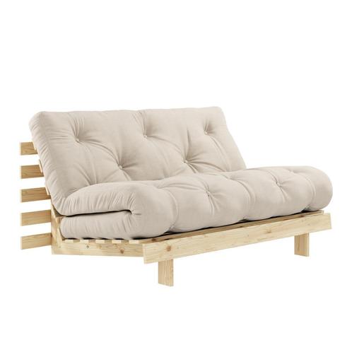 19% Korting | Karup Design Roots Slaapbank, Huis en Inrichting, Slaapkamer | Slaapbanken, Beige, Zo goed als nieuw, Verzenden