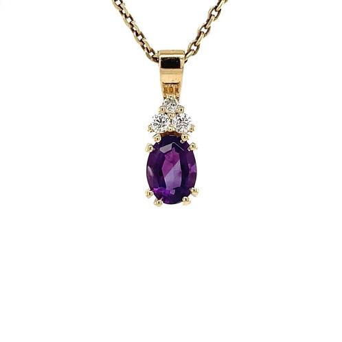 Audrey hanger 14 krt - Violet, Sieraden, Tassen en Uiterlijk, Ringen, Nieuw, Ophalen of Verzenden