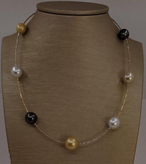 Halsketting - 18 karaat Geel goud, Roségoud, Witgoud -, Sieraden, Tassen en Uiterlijk, Kettingen