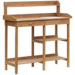 TRUUSK Plantentafel Tuintafel Bloementafel Met Kuip Tuin Den, Tuin en Terras, Verzenden, Nieuw