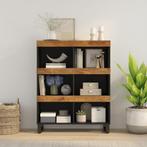 vidaXL Bijzetkast 85x33x107 cm massief mangohout, Huis en Inrichting, Minder dan 45 cm, Verzenden, Nieuw, 70 cm of meer