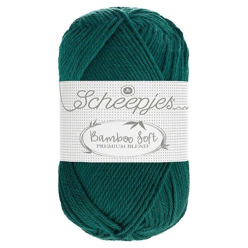 Scheepjes Bamboo Soft - 254 mighty spruce - Bamboe/Katoen, Hobby en Vrije tijd, Breien en Haken, Ophalen of Verzenden