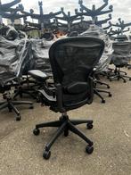 Refurbished Herman Miller Aeron | 5 jaar garantie | Zgan, Huis en Inrichting, Bureaustoelen, Verzenden, Zwart, Zo goed als nieuw