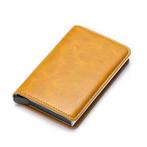 RFID Creditcard Houder Portemonnee - Vintage Leren Aluminium, Verzenden, Nieuw